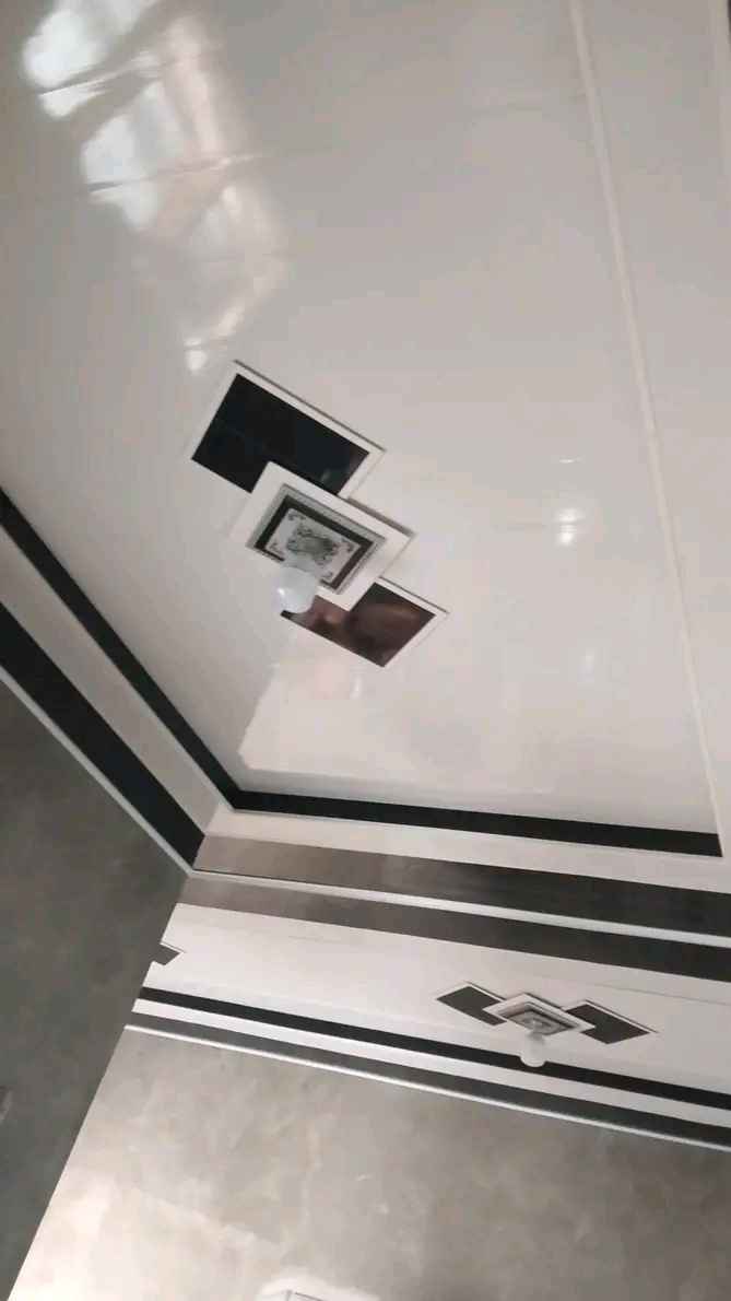 Plafon Pvc Motif Kayu Abu Abu